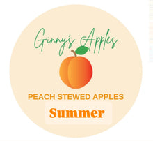 Load image into Gallery viewer, Ginny's Stewed Peach Apples (Seasonal) 16 oz Jar
