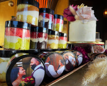 Load image into Gallery viewer, Custom Topper Mini Cake Jars (12 Ct)