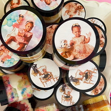 Load image into Gallery viewer, Custom Topper Mini Cake Jars (12 Ct)